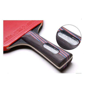 Planet Gates Long Handle Double Face Pimples-in carbon bat table tennis racket with rubber pingpong paddle short long handle tennis table rackt