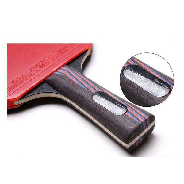 Planet Gates Long Handle Double Face Pimples-in carbon bat table tennis racket with rubber pingpong paddle short long handle tennis table rackt