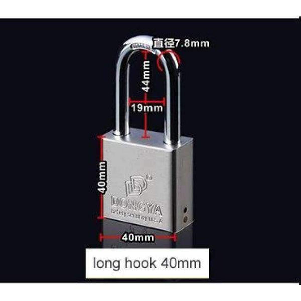 Planet Gates long hook 40MM Short/long hook padlock,Anti-theft, Anti-rain, High resistance to rust, safety security,master key,copper cylinder,home hardware