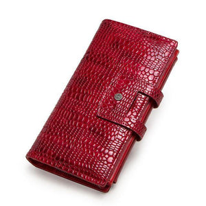 Planet Gates Long Leather Women Wallets Female Long Clutch Portomonee for Girls Zipper Coin Purse Brand Lady Wallet Card Holder Phone Bag