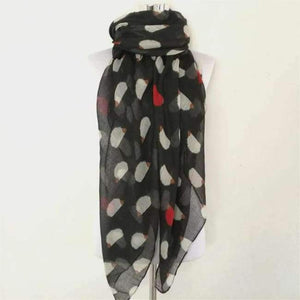 Planet Gates Long scarf Black Women Ladies Fashion Viscose Cotton Hedgehog Print infinity scarf Fashion Animal Scarves Shawl Wrap hot sale neckerchief