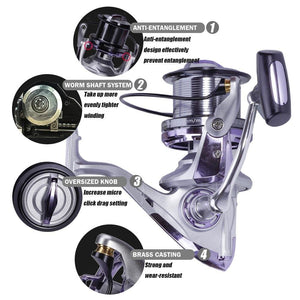 Planet Gates Long Shot Spinning Fishing Reel 12+1BB High Speed 4.6:1 25KG Max Drag Fish Reels Trolling Surf Metal Spoon Moulinet Peche