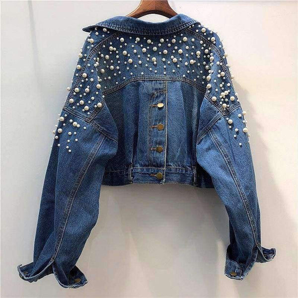 Planet Gates Long Sleeve Denim Jacket Women Autumn Spring Tops 2018 Spring Korean Leisure Joker Back Single Breasted Jacket