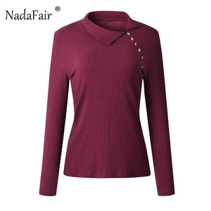 Planet Gates Long sleeve neck knitted t shirts women tops female 2018 autumn winter casual slim tees ladies pullover t-shirts