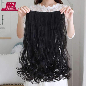 Planet Gates Long Wavy 5 Clip In Hair Extensions Heat Resistant Natural Synthetic Fake Hairpieces False Hair Various sizes