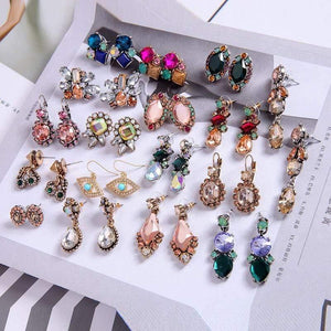 Planet Gates Lots Bulk Women Earrings Various Match Charms Love Temperament Noble Fineness Creativity Dashing Women Jewelry in box