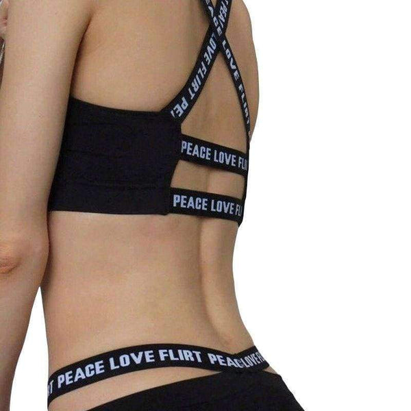 Planet Gates Lounge Underwear Comfortable Wireless Lingerie Bra Set Black and White Cotton Bras Sets