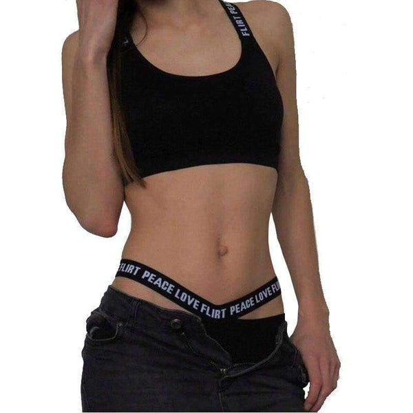 Planet Gates Lounge Underwear Comfortable Wireless Lingerie Bra Set Black and White Cotton Bras Sets