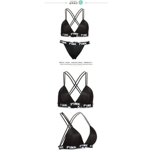 Planet Gates Lounge Underwear Comfortable Wireless Loungewear Lingerie Bra Set vs Fitness Bras Sets