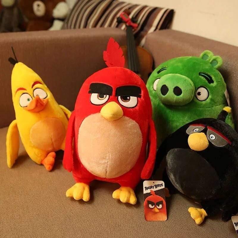 Lovely Birds Plush Toy Red Chuck Bomb Bad Piggies Plush Cute Soft Toy Holiday Gifts For Children Children's Birthday Present