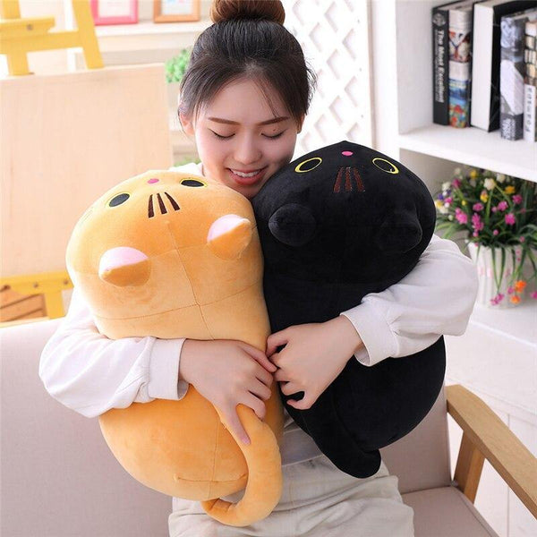 Lovely Cute Stuffed Soft Cat Plush Pillow Cushion Kawaii Cat Soft Plush Toys Kids Children Birthday Gift Dropshipping