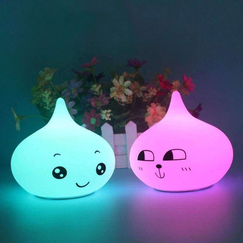 Planet Gates Lovely Girl LED Night light motion sensor light 5V tap control 12*10.5cm Soft Silicone Baby Night lamp for Children Bedroom bedside lamp IL