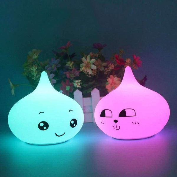 Planet Gates Lovely Girl LED Night light motion sensor light 5V tap control 12*10.5cm Soft Silicone Baby Night lamp for Children Bedroom bedside lamp IL