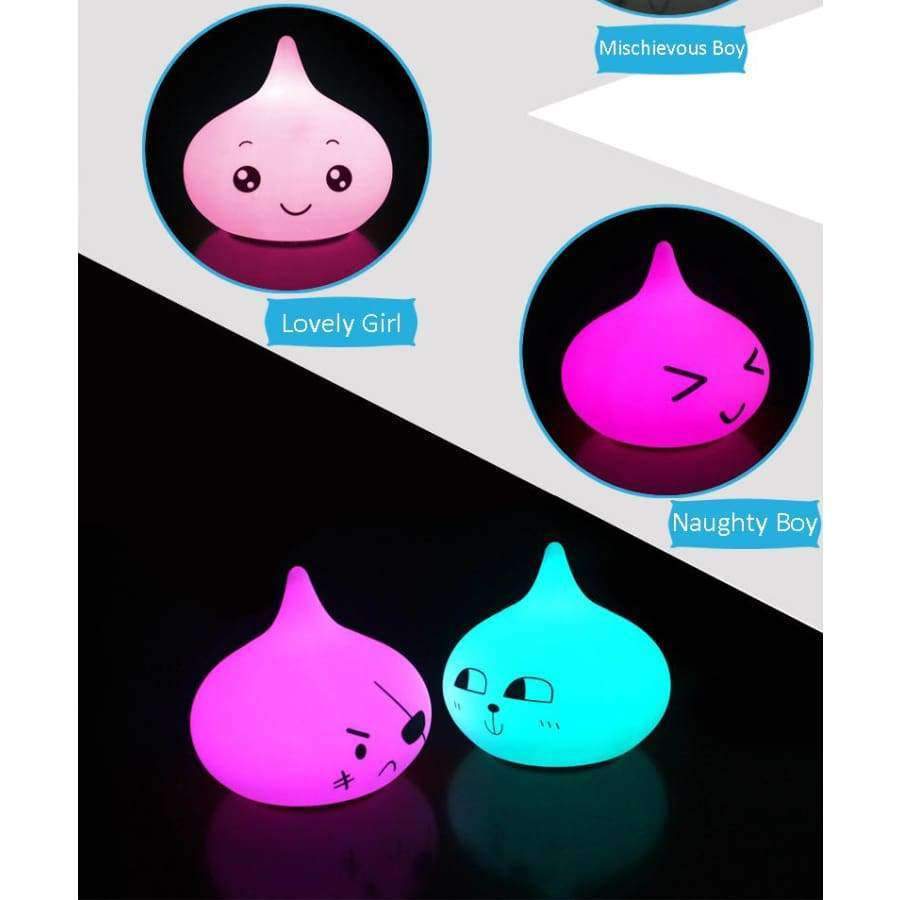 Planet Gates Lovely Girl LED Night light motion sensor light 5V tap control 12*10.5cm Soft Silicone Baby Night lamp for Children Bedroom bedside lamp IL