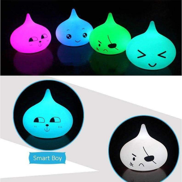 Planet Gates Lovely Girl LED Night light motion sensor light 5V tap control 12*10.5cm Soft Silicone Baby Night lamp for Children Bedroom bedside lamp IL