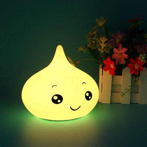 Planet Gates Lovely Girl LED Night light motion sensor light 5V tap control 12*10.5cm Soft Silicone Baby Night lamp for Children Bedroom bedside lamp IL