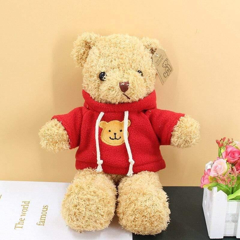 Lovely Soft Teddy Bear Plush Toy Stuffed Animals Accompany Toy Playmate Doll PP Cotton Kitds Toys Christmas Birthday Gifts
