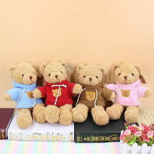 Lovely Soft Teddy Bear Plush Toy Stuffed Animals Accompany Toy Playmate Doll PP Cotton Kitds Toys Christmas Birthday Gifts
