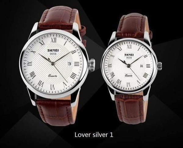 Planet Gates lover silver 1 Watches men quartz business fashion casual watch full steel date women lover couple 30m waterproof wristwatches