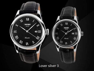 Planet Gates lover silver 3 Watches men quartz business fashion casual watch full steel date women lover couple 30m waterproof wristwatches