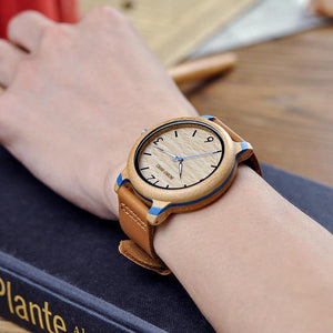 Planet Gates Lovers' Bamboo Watches Relogio Feminino Analog Quartz Casual Wristwatches Handmade wooden watch W-aQ22 DROP Shipping