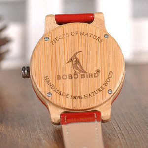 Planet Gates Lovers' Bamboo Watches Relogio Feminino Analog Quartz Casual Wristwatches Handmade wooden watch W-aQ22 DROP Shipping