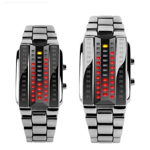 Planet Gates Lovers Sport Digital Watch Fashion Couple Clock Watches Top Brand Luxury Alloy Strap Man Woman reloj hombre 1013