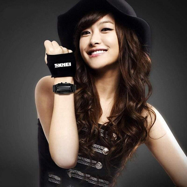 Planet Gates Lovers Sport Digital Watch Fashion Couple Clock Watches Top Brand Luxury Alloy Strap Man Woman reloj hombre 1013