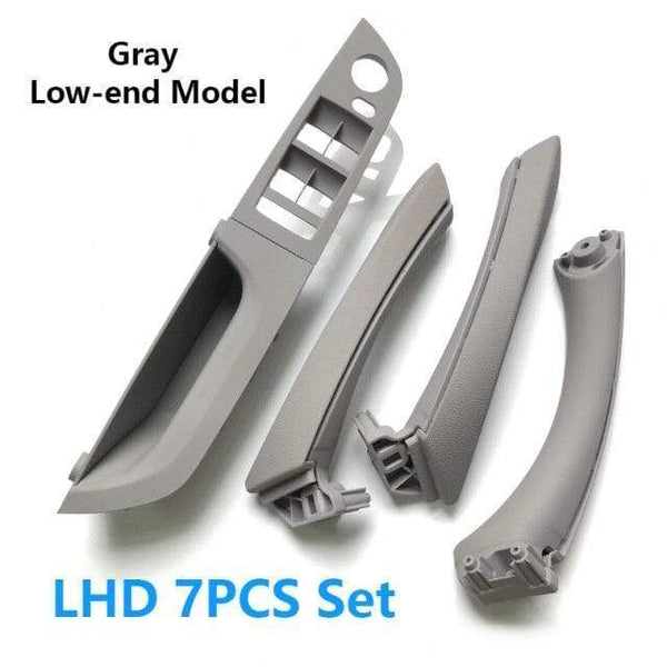 Planet Gates Low-end Set Gray LHD Left Hand Driver Interior Door Pull Handle Full Set For BMW 3 Series E90 E91 316 318 320 325 328i