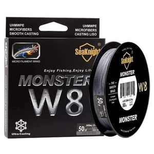 Planet Gates Low-Vis Gray / 150M 15LB W8 Fishing Line 150M 300M 500M 8 Strands Braided Fishing Line Multifilament PE Line 15 20 30 40 50 80 100LB