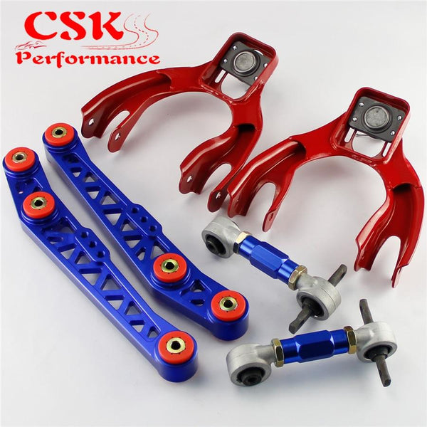 Planet Gates Lower Control Arm LCA+Front Upper+ Rear Camber Kit Fits For Honda Civic EG EJ EH