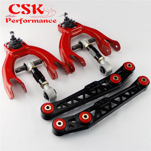 Planet Gates Lower Control Arm LCA+Front Upper+ Rear Camber Kit Fits For Honda Civic EG EJ EH