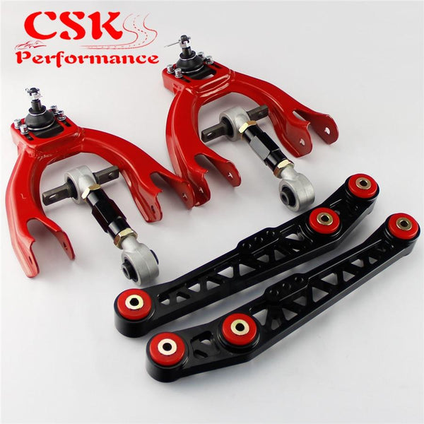 Planet Gates Lower Control Arm LCA+Front Upper+ Rear Camber Kit Fits For Honda Civic EG EJ EH