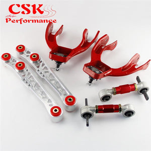 Planet Gates Lower Control Arm LCA+Front Upper+ Rear Camber Kit Fits For Honda Civic EG EJ EH