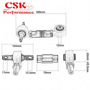 Planet Gates Lower Control Arm LCA+Front Upper+ Rear Camber Kit Fits For Honda Civic EG EJ EH