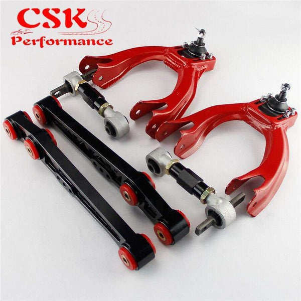 Planet Gates Lower Control Arm LCA+Front Upper+ Rear Camber Kit Fits For Honda Civic EG EJ EH