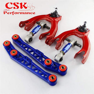 Planet Gates Lower Control Arm LCA+Front Upper+ Rear Camber Kit Fits For Honda Civic EG EJ EH