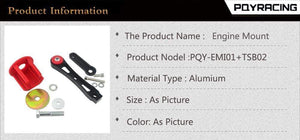 Planet Gates Lower Engine Mount Dog Bone Mount Insert Kit Street for VW Golf Caddy Jetta Touran EOS,Audi A3 S3 RS3 TT,Skoda Superb