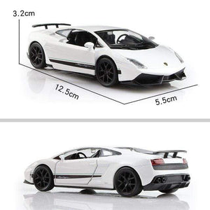 Planet Gates LP570-4 White 1:36 Alloy Car Honda Acura Chevrolet Dodge Golf RMZ city Diecasts Toy Vehicles Simulation Exquisite Model 5 Inch Children Gifts