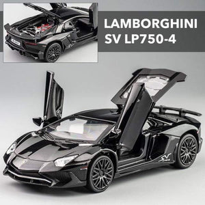 Planet Gates LP750 black LP770 750 1:32 Lamborghinis Car Alloy Sports Car Model Diecast Sound Super Racing Lifting Tail Hot Car Wheel For Children Gifts