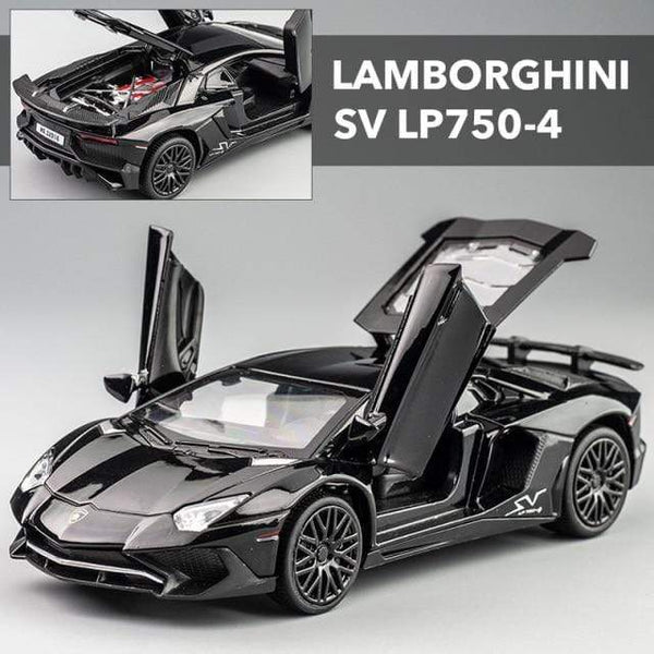 Planet Gates LP750 black LP770 750 1:32 Lamborghinis Car Alloy Sports Car Model Diecast Sound Super Racing Lifting Tail Hot Car Wheel For Children Gifts