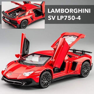 Planet Gates LP750 Red LP770 750 1:32 Lamborghinis Car Alloy Sports Car Model Diecast Sound Super Racing Lifting Tail Hot Car Wheel For Children Gifts