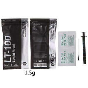 Planet Gates LT-100 Liquid Metal Thermal Conductive Paste Grease for CPU GPU Cooling Liquid Ultra 128W/mK 1.5g 3g Compound Grease for Cooling
