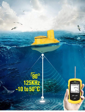 Planet Gates LUCKY FF1108-1 Portable Fish Finder Ice Fishing Sonar Sounder Alarm Transducer Fishfinder 0.7-100m Fishing Echo Sounder