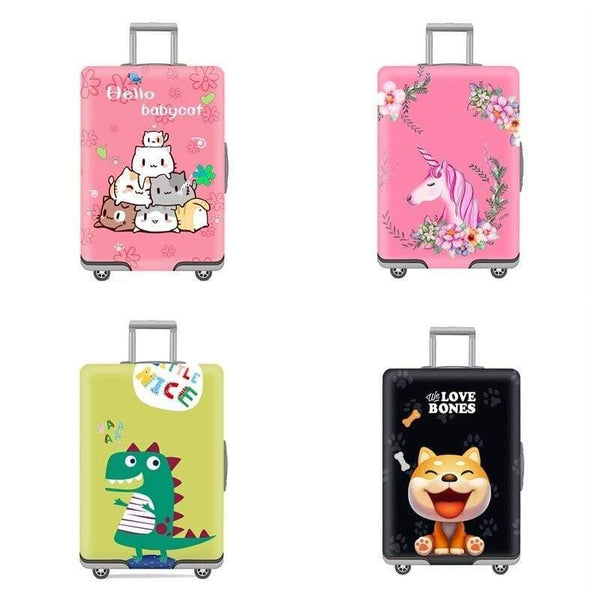 Planet Gates Luggage cover 1 / L Unicorn Luggage Protective Cover For 18-32 inch Trolley Suitcase Protect Dust Bag Case Cartoon Travel Accessories