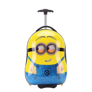 Planet Gates Luggage Rase Cartoon Boy Girl Travel 16inches Students Trolley Wheeled bag Case Cute Children Boarding The Chassis Gift