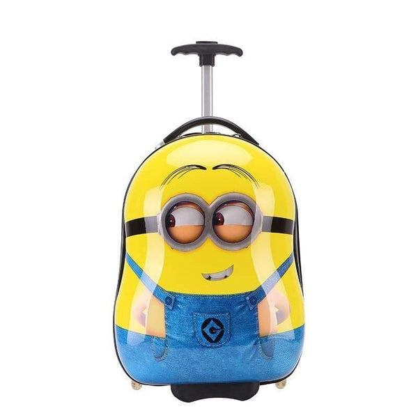 Planet Gates Luggage Rase Cartoon Boy Girl Travel 16inches Students Trolley Wheeled bag Case Cute Children Boarding The Chassis Gift