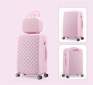 Planet Gates Luggage Set with Handbag,Women Travel Suitcase Bag with Cosmetic Bag,20"22"24"26"28"inch Wheel Trolley Case