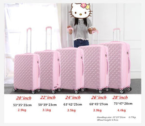 Planet Gates Luggage Set with Handbag,Women Travel Suitcase Bag with Cosmetic Bag,20"22"24"26"28"inch Wheel Trolley Case