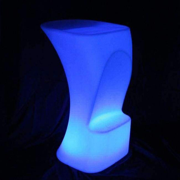 Planet Gates Luminous waterproof Stool High LED bar chair barstool upholstered LED Commercial Bar Furniture Bar Stools